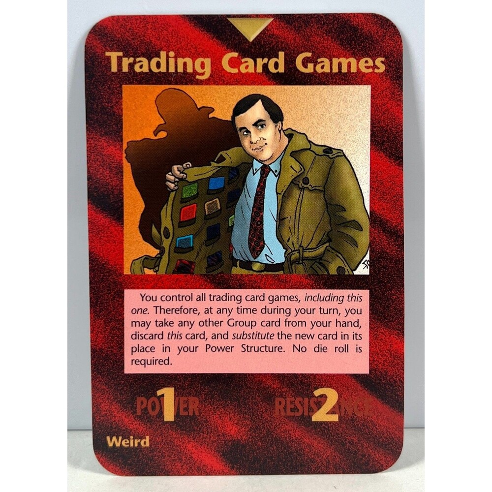 Vtg 1994 Illuminati New World Order Promo Card Trading Card Games TCG CCG